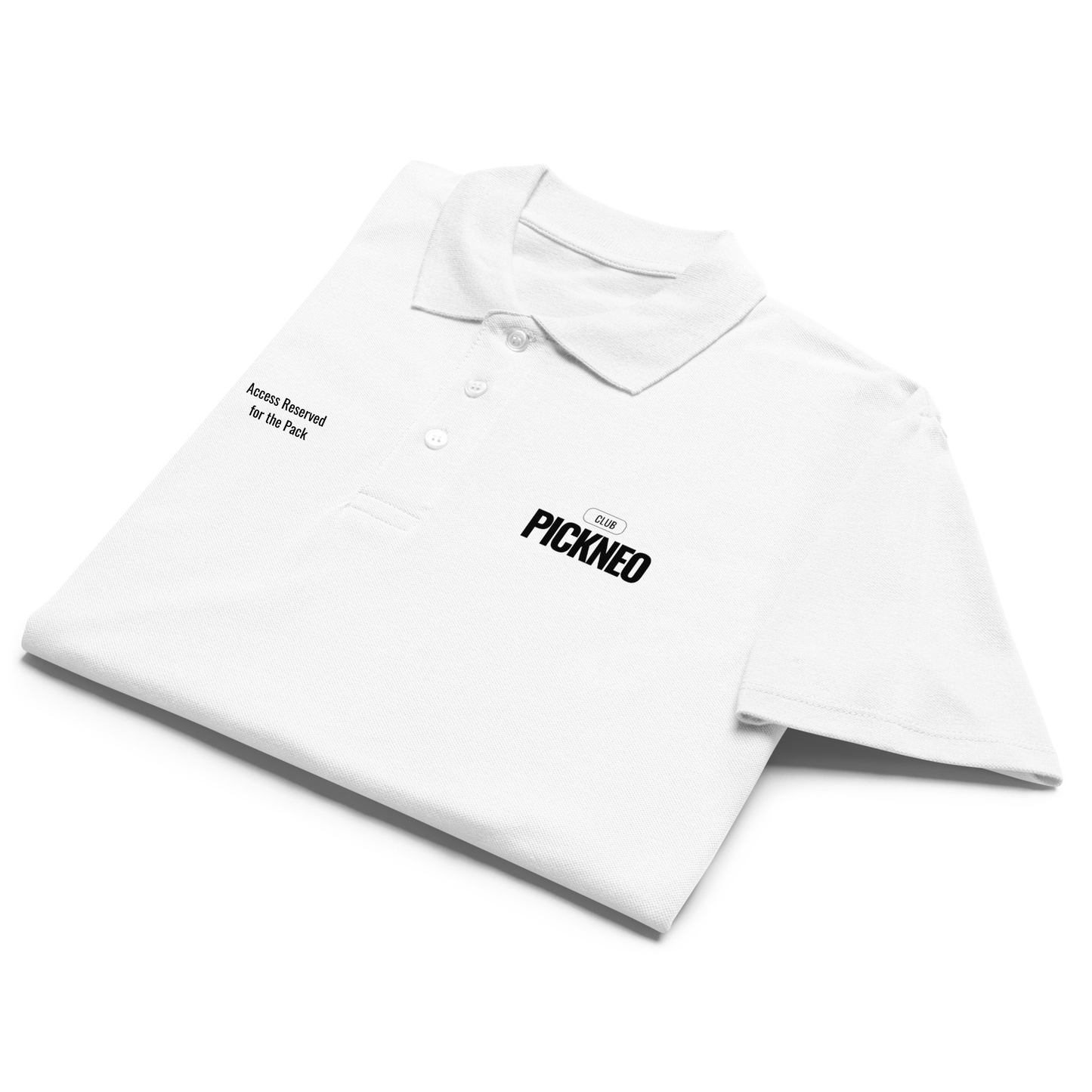 Camiseta Polo Blanca "CLUB" Unisex