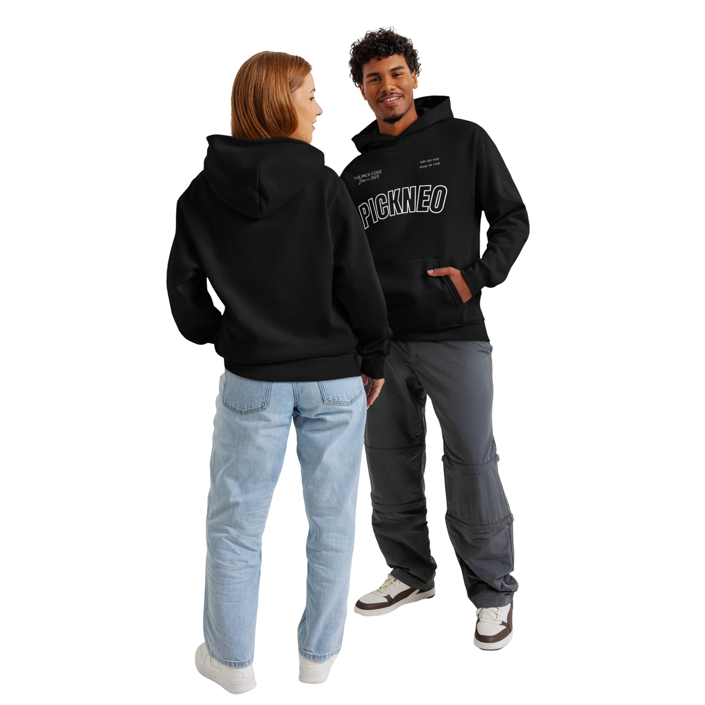 Hoodie Negro "SINCE" (420g)