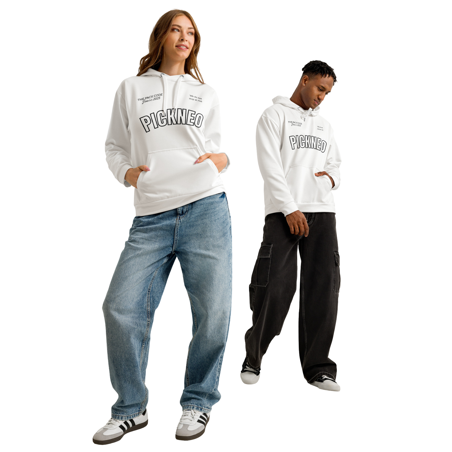 Hoodie Blanco "SINCE" (420g)