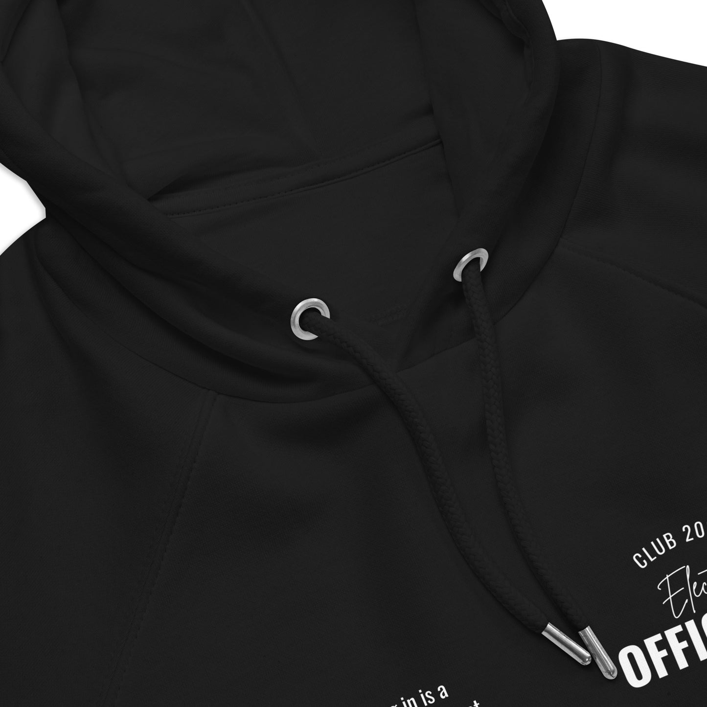 Hoodie Negro "ELECTED" (420g)