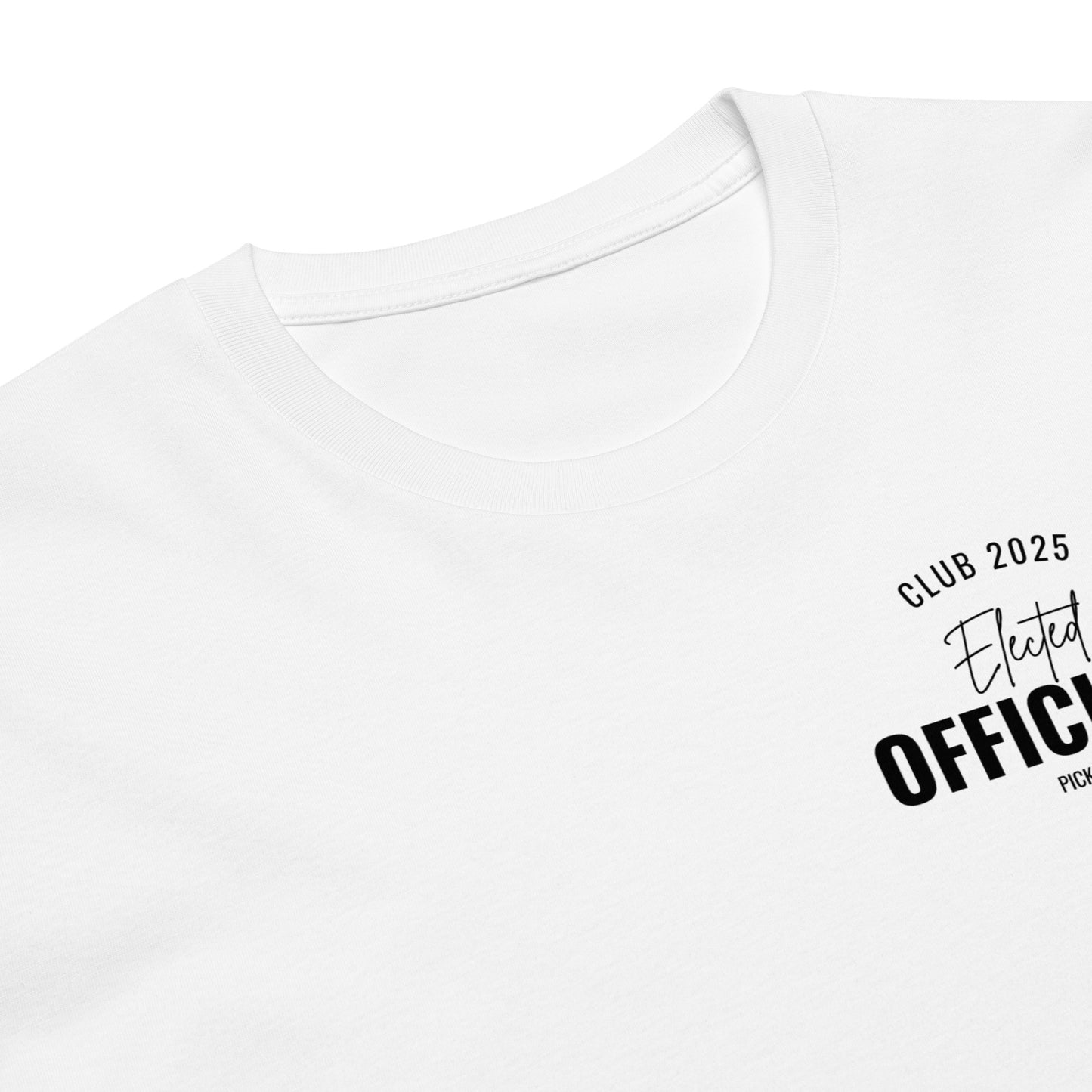 Crop Top Blanco "ELECTED" (165g)