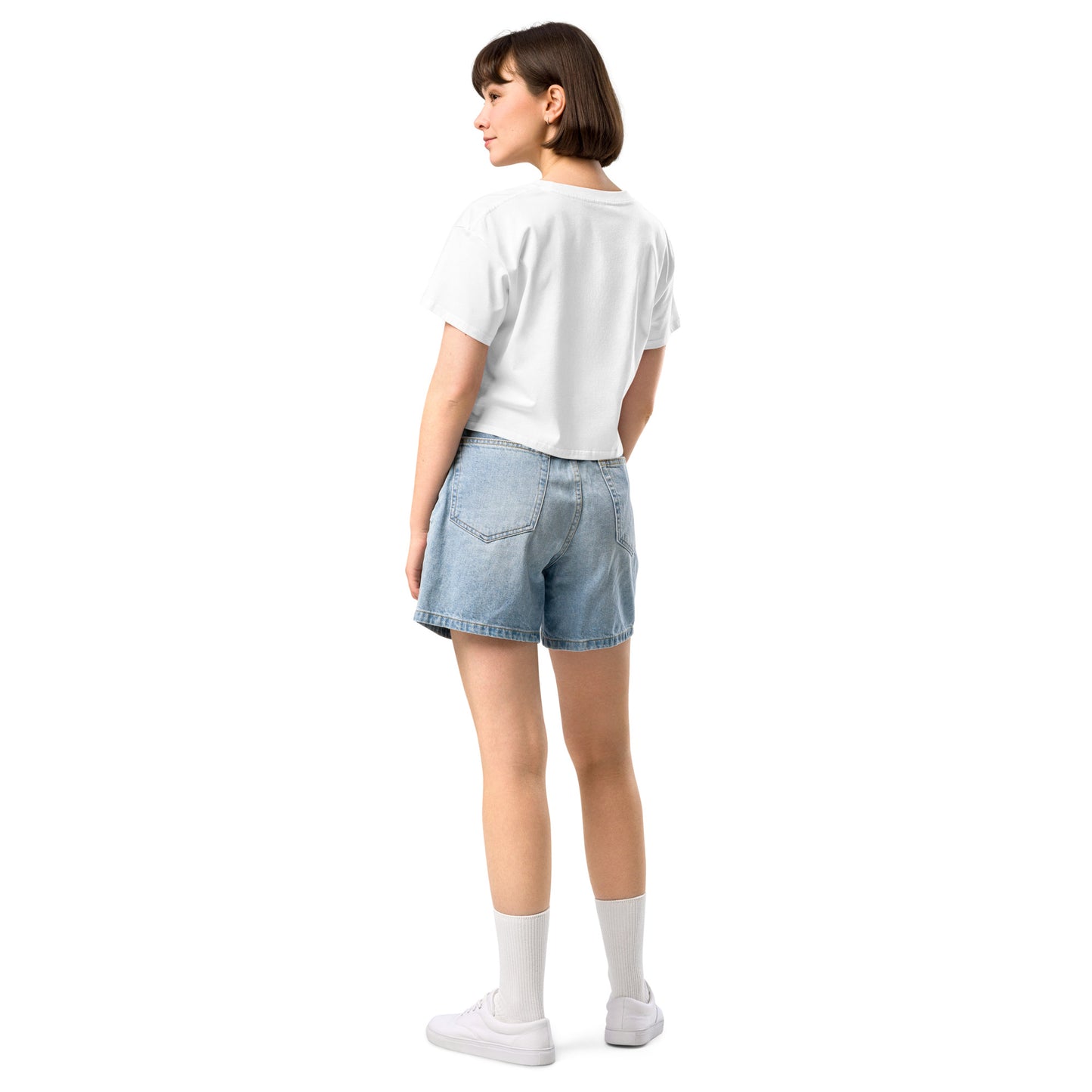 Crop Top Blanco "CLUB" (165g)