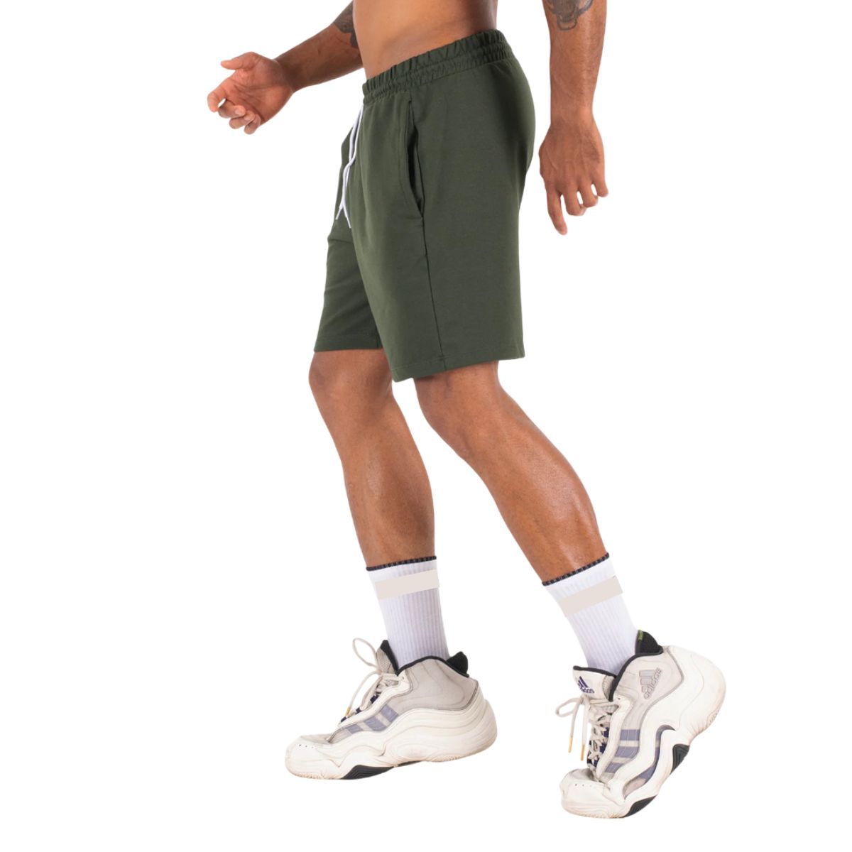 Pantaloneta Basic Verde Militar