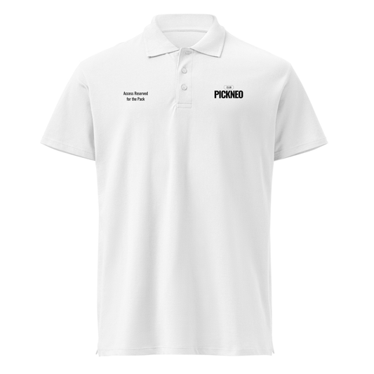 Camiseta Polo Blanca "CLUB" Unisex
