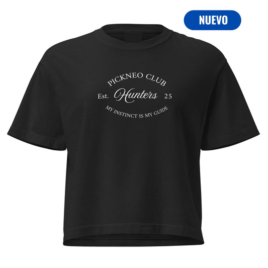 Boxy Fit Negra "HUNTERS" (320g)