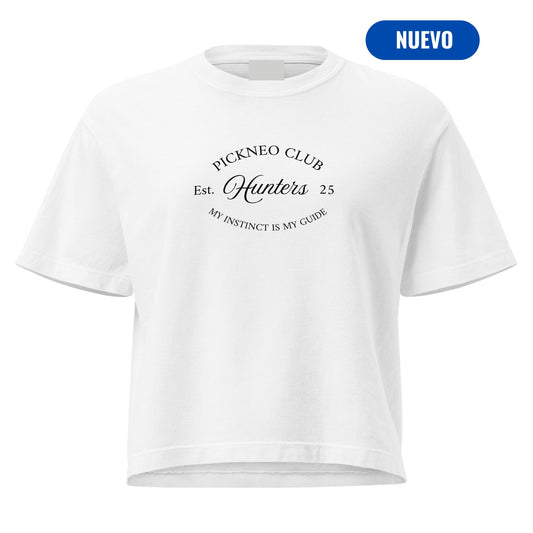 Boxy Fit Blanca "HUNTERS" (320g)