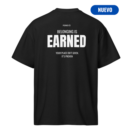 Oversized Negra "EARNED" (270g)