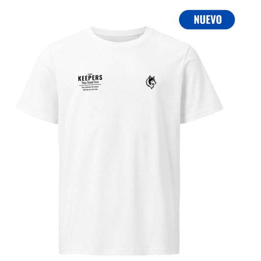 Camiseta Blanca "KEEPERS" (200g)