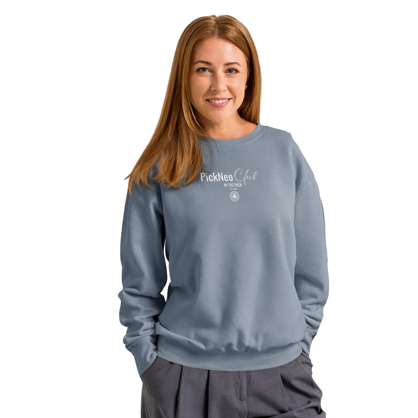 Sudadera Premium Blue Jean "SOCIETY" (420g)