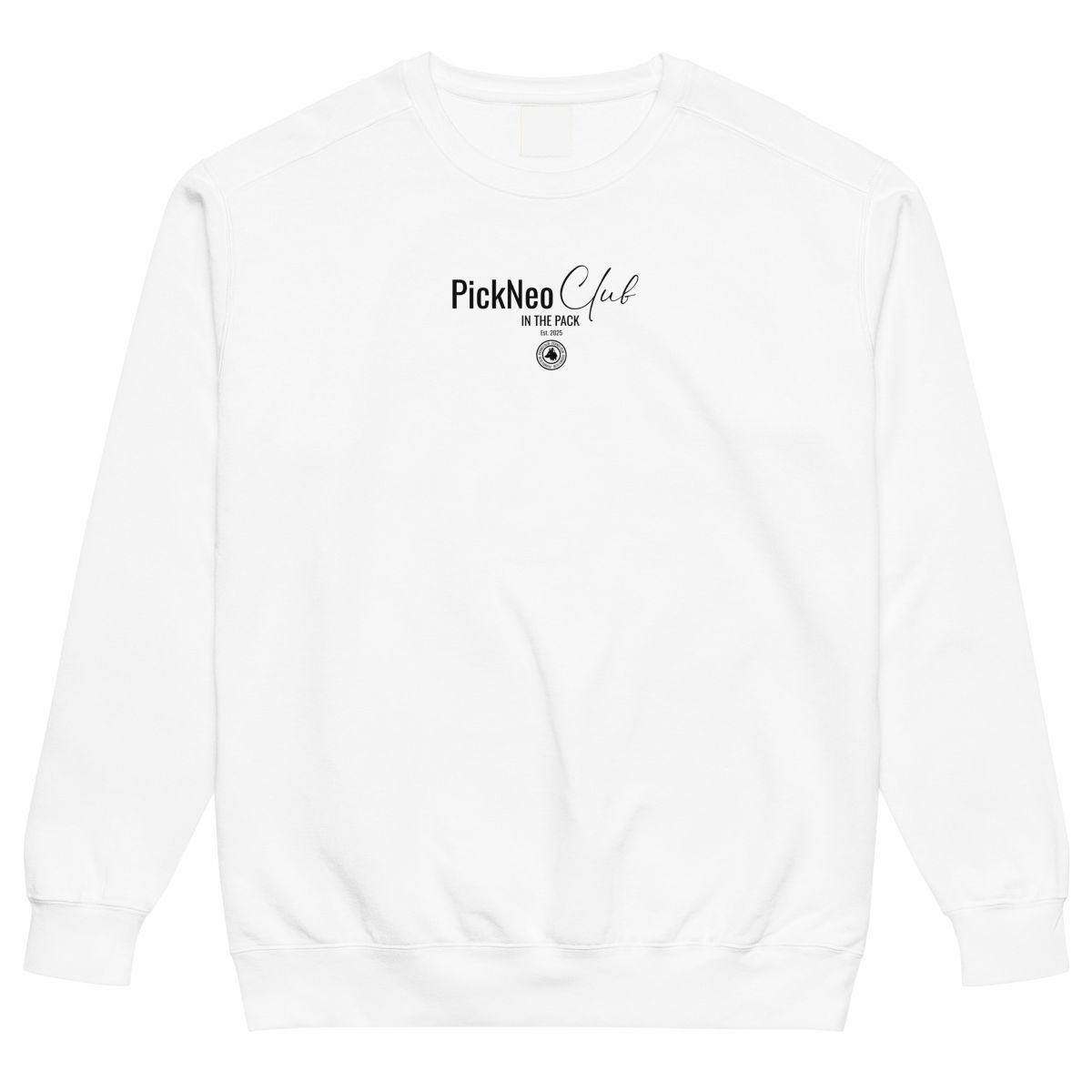 Sudadera Premium Blanca "SOCIETY" (420g)