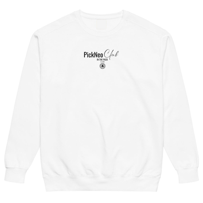 Sudadera Premium Blanca "SOCIETY" (420g)