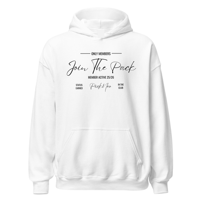 Hoodie Blanco "MEMBER" (430g)