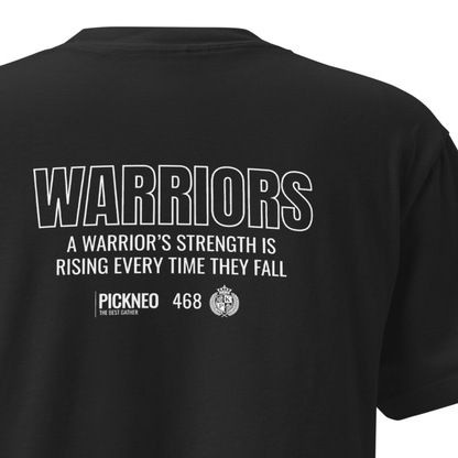 Boxy Fit Negra "WARRIORS" (320g)
