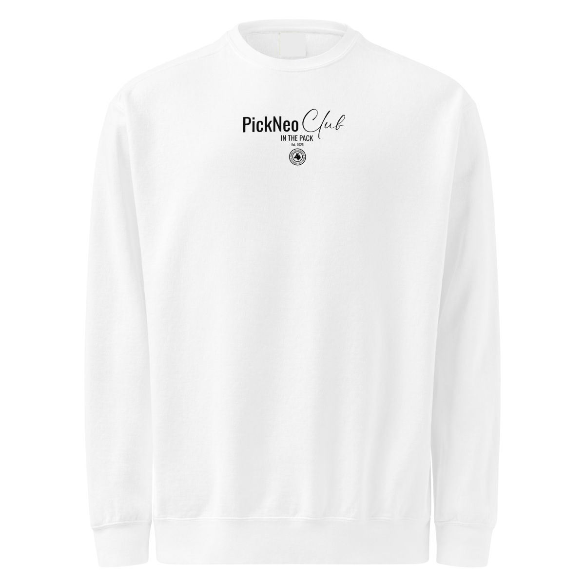 Sudadera Premium Blanca "SOCIETY" (420g)