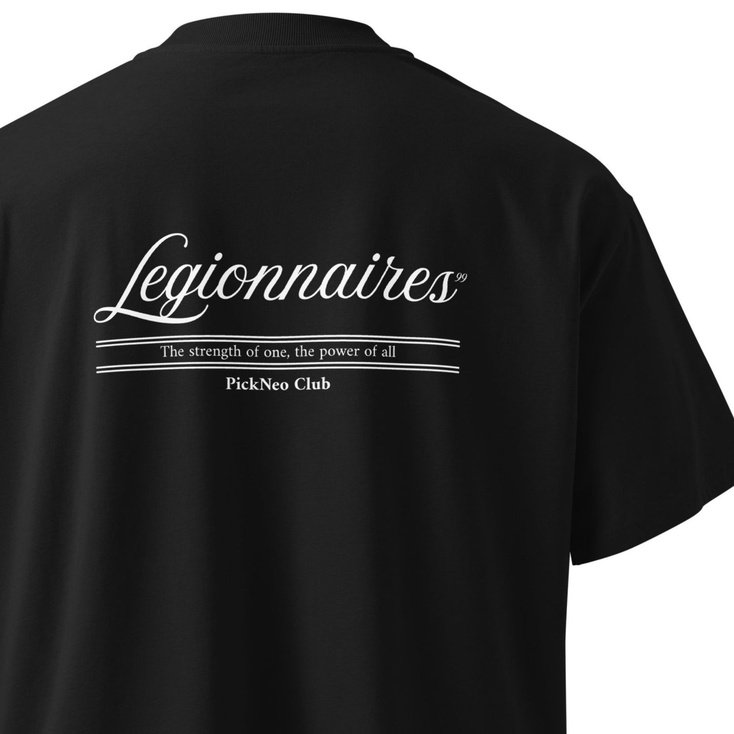 Oversized Negra "LEGIONNARIES" (270g)