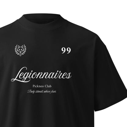Oversized Negra "LEGIONNARIES" (270g)