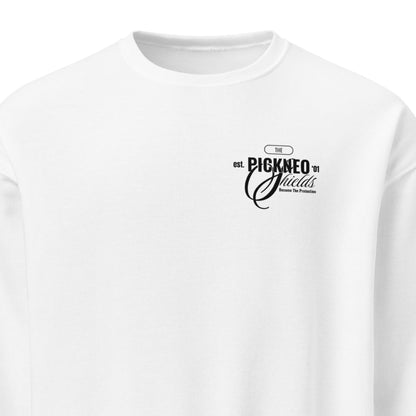 Sudadera BLANCA "SHIELDS" (420g)