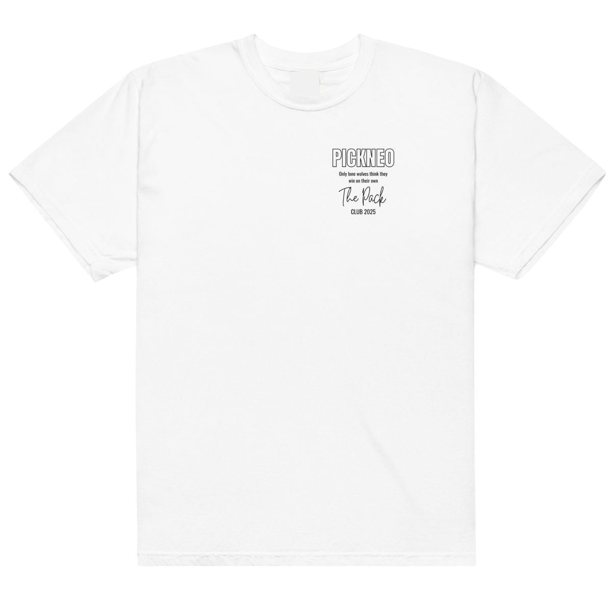 Camiseta Blanca "WOLVES" (200g)