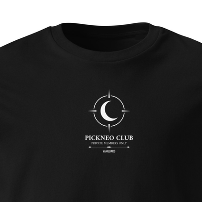 Camiseta Negra "LUNAR CLUB" (200g)