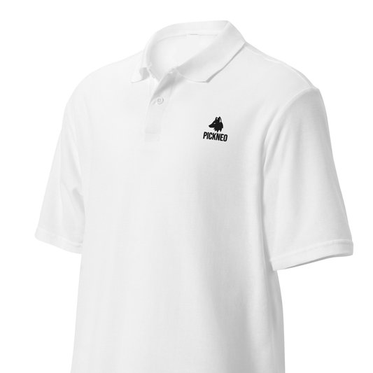 Camiseta Polo "LUXURY" Blanca