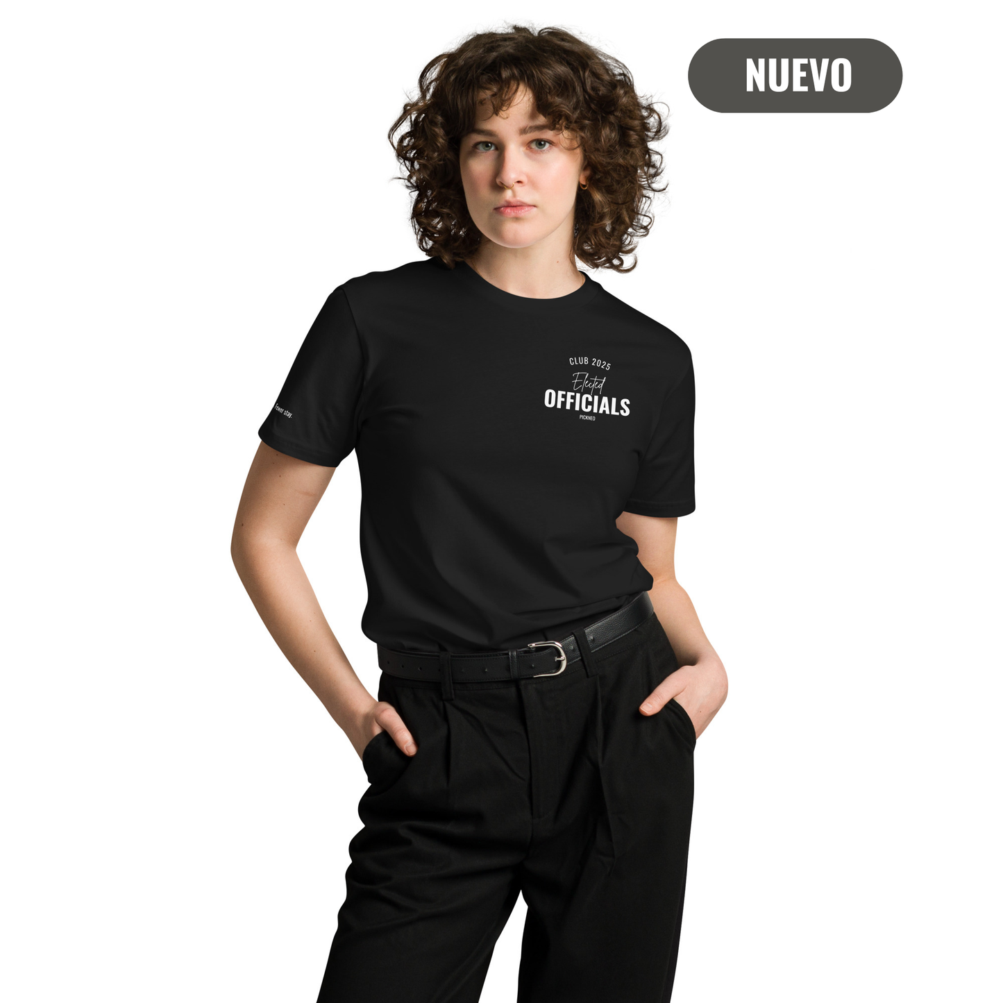 Crop Top Negro "ELECTED" (165g)
