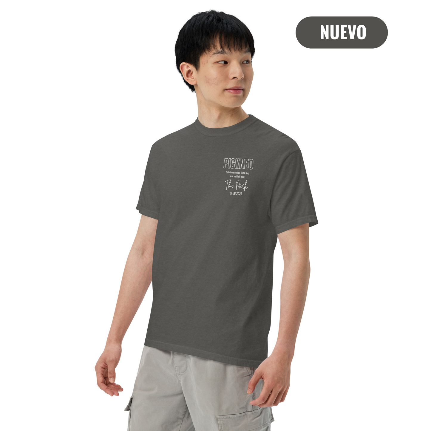 Camiseta Gris "WOLVES" (200g)