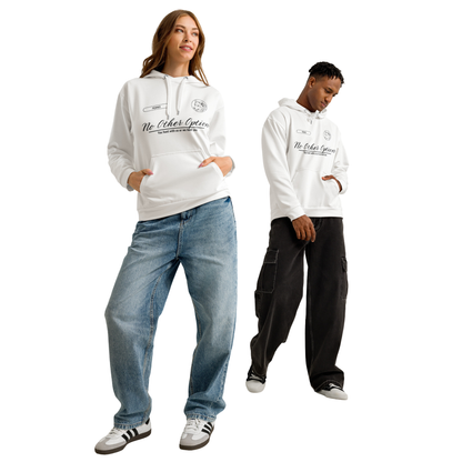 Hoodie Blanco "NOOPTION" (420g)