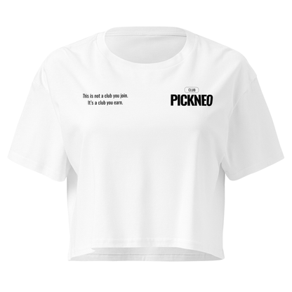 Crop Top Blanco "CLUB" (165g)