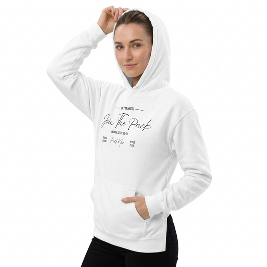 Hoodie Blanco "MEMBER" (430g)
