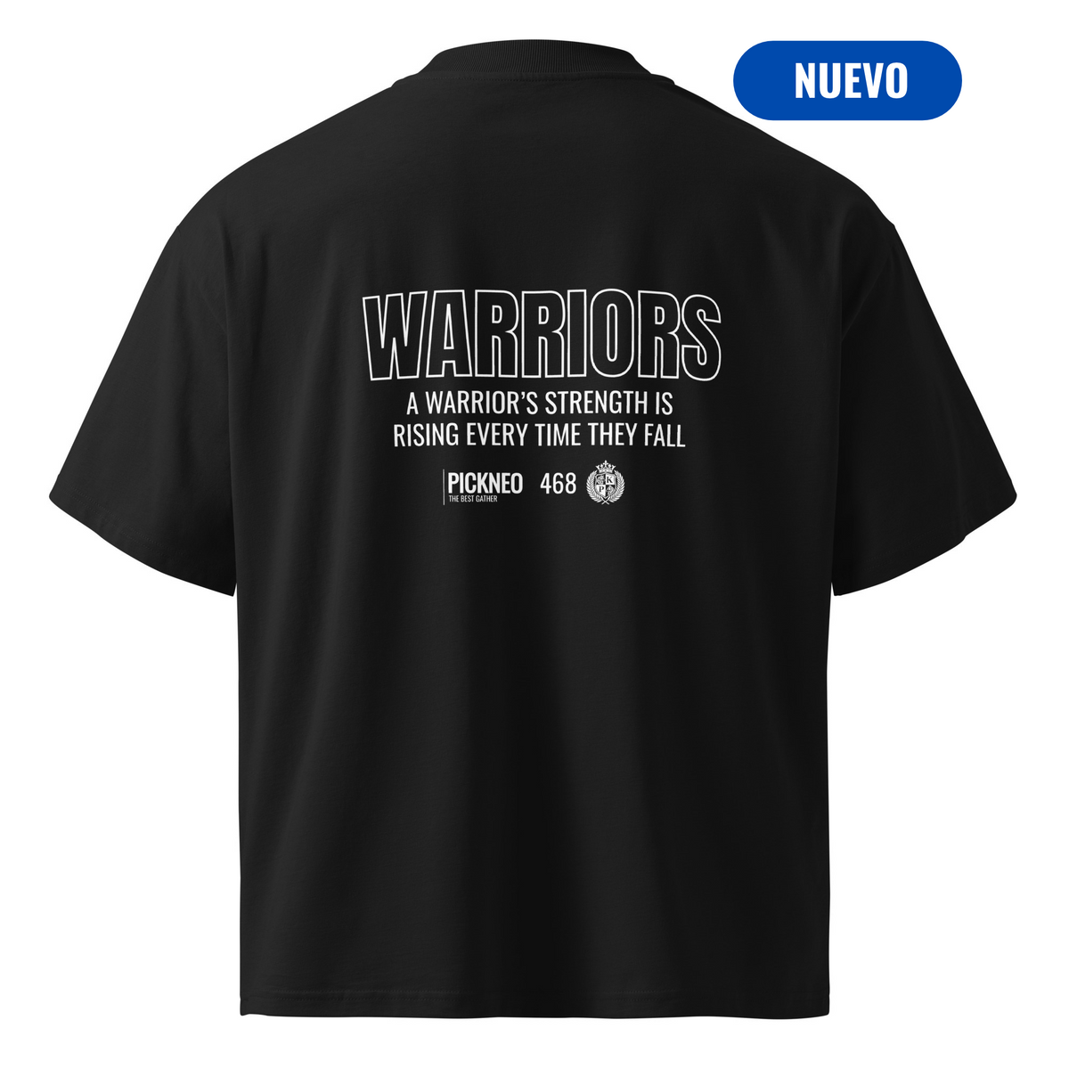 Oversized Negra "WARRIORS" (270g)