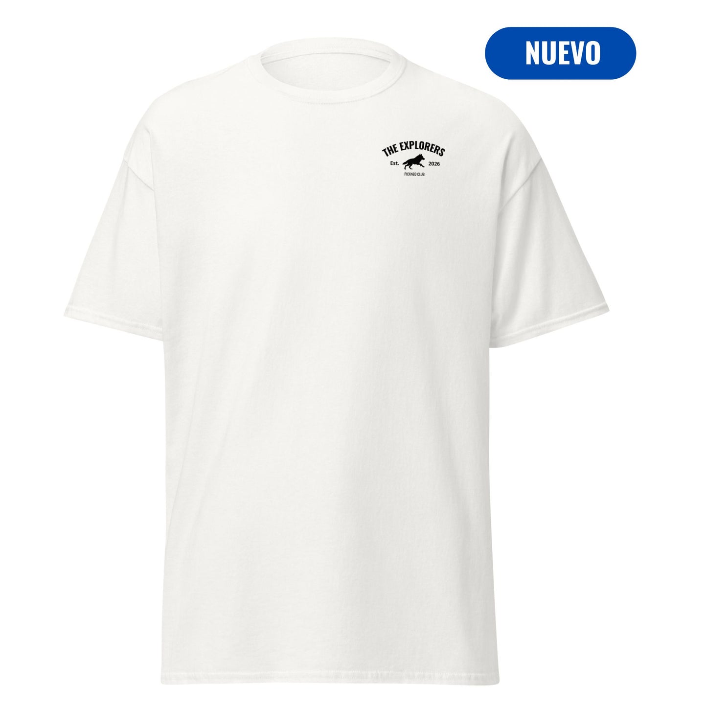 Camiseta Blanca "EXPLORERS" (200g)