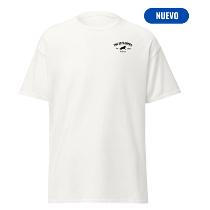 Camiseta Blanca "EXPLORERS" (200g)