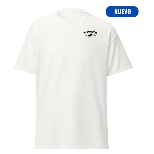 Camiseta Blanca "EXPLORERS" (200g)
