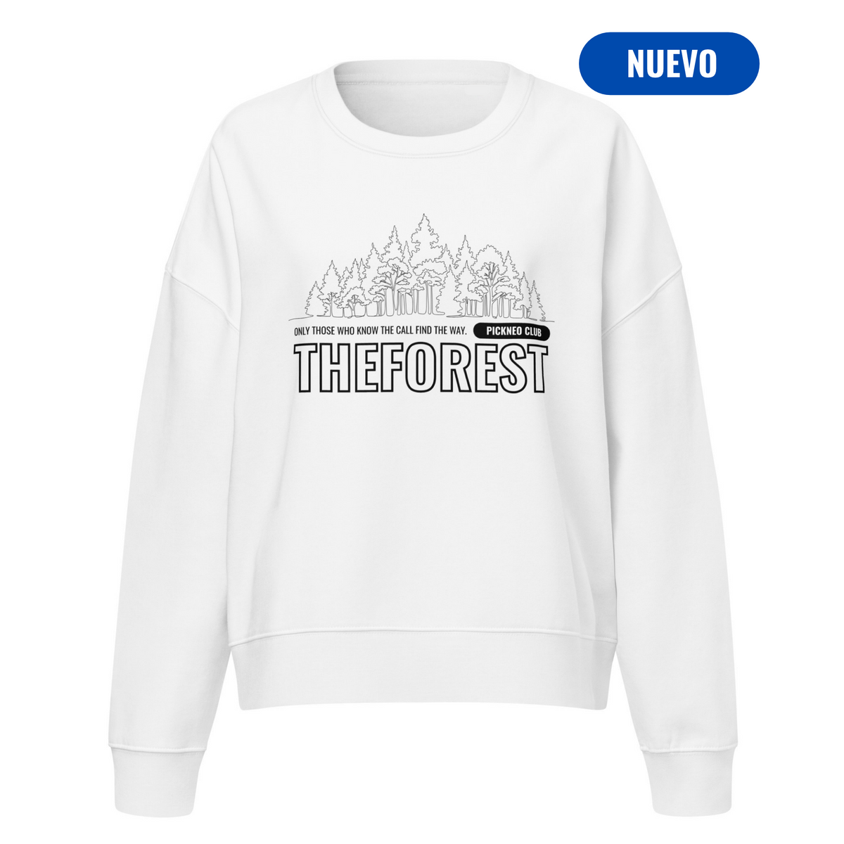 Sudadera Blanca "FOREST" (420g)