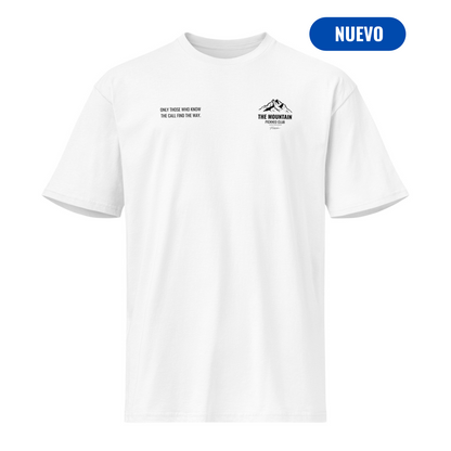 Camiseta Blanca "MOUNTAIN" (200g)