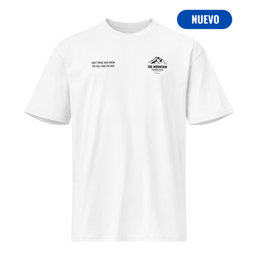 Camiseta Blanca "MOUNTAIN" (200g)