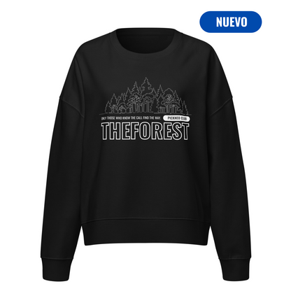 Sudadera Negra "FOREST" (420g)