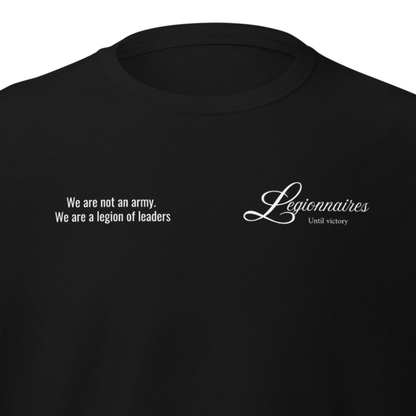 Camiseta Negra "LEGIONNARIES" (200g)