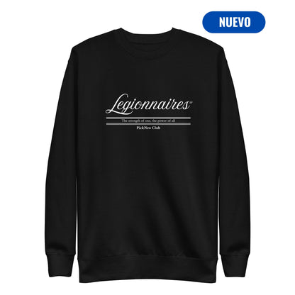 Sudadera Negra "LEGIONNARIES ELITE" (420g)