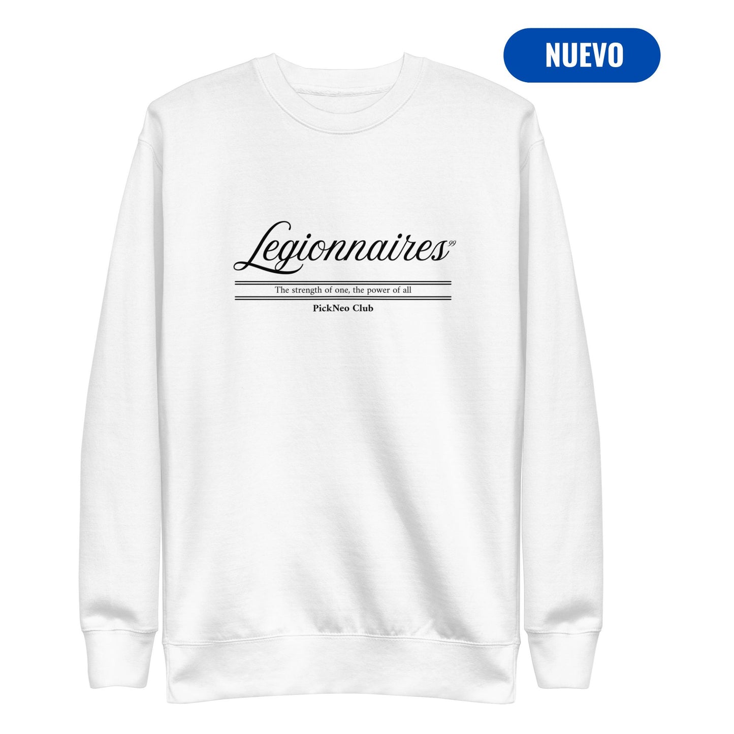 Sudadera Blanca "LEGIONNARIES ELITE" (420g)