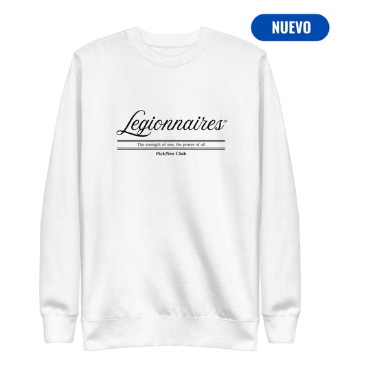 Sudadera Blanca "LEGIONNARIES ELITE" (420g)