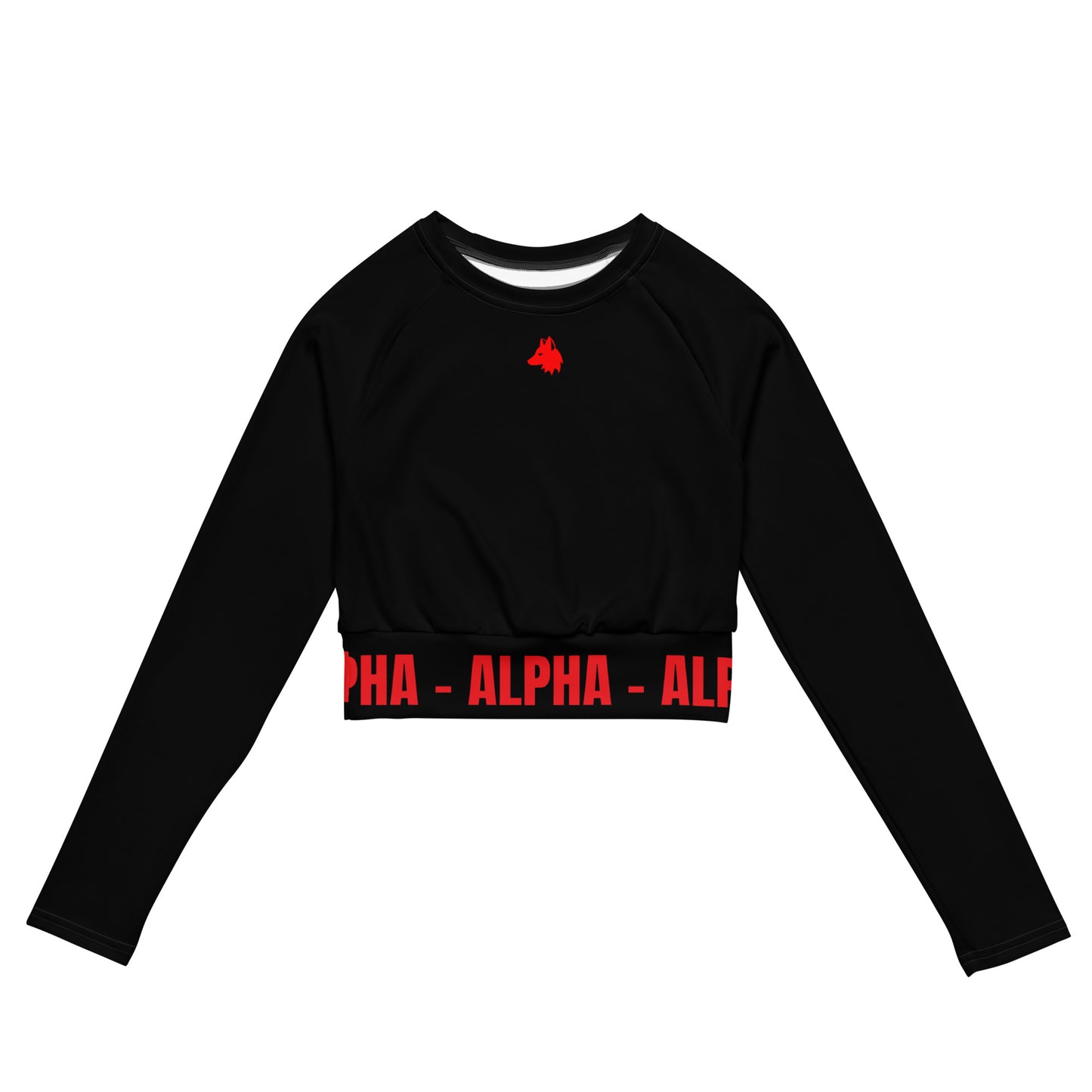 Long-sleeve Crop Top