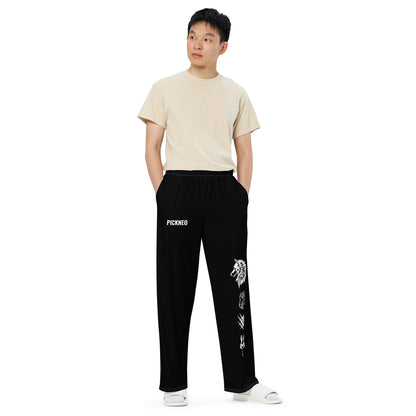 Pantalón Perchado Negro "SYMBOLS" (430g)