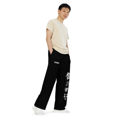 Pantalón Perchado Negro "SYMBOLS" (430g)
