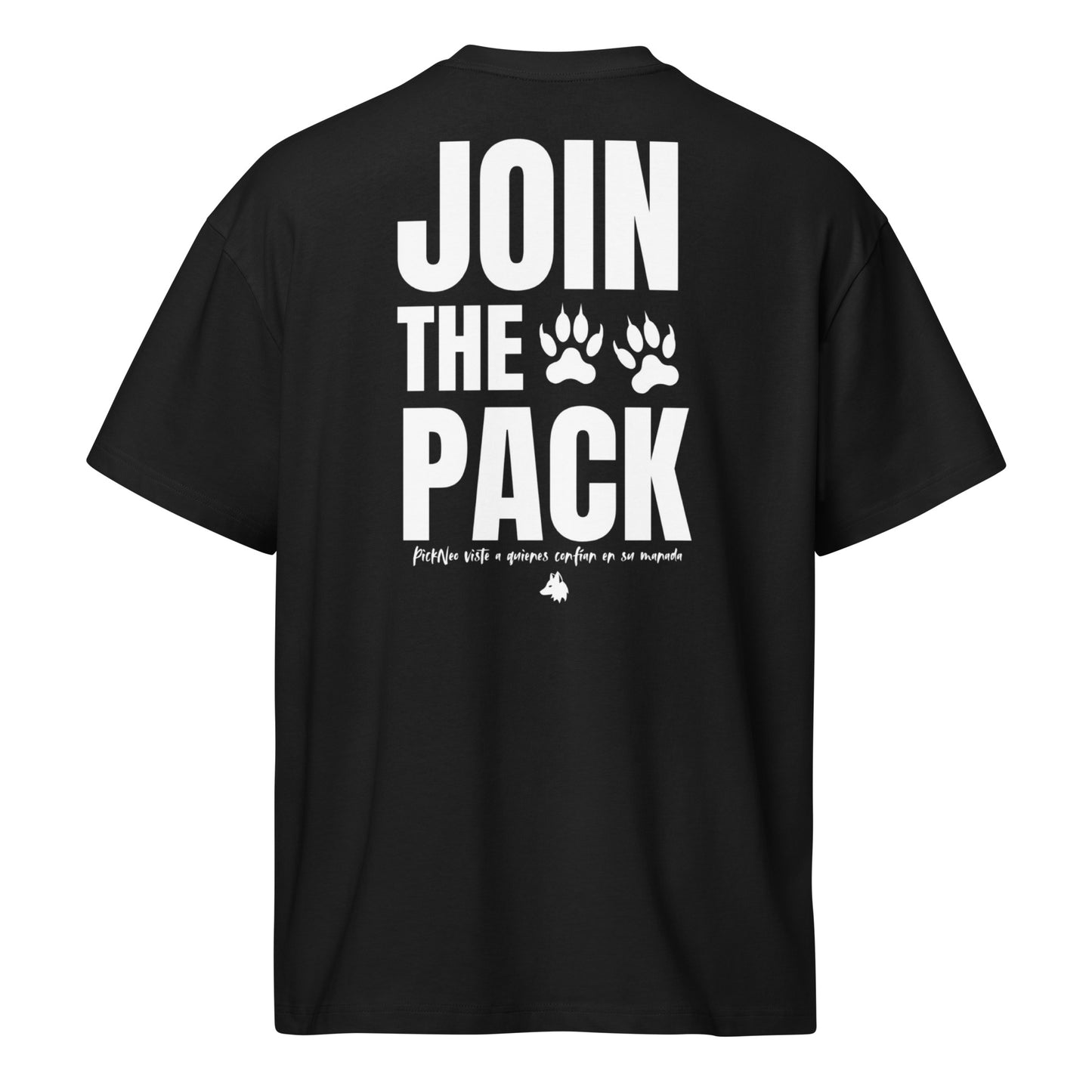 Oversized Negra "JOIN THE PACK"
