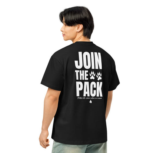 Oversized Negra "JOIN THE PACK"