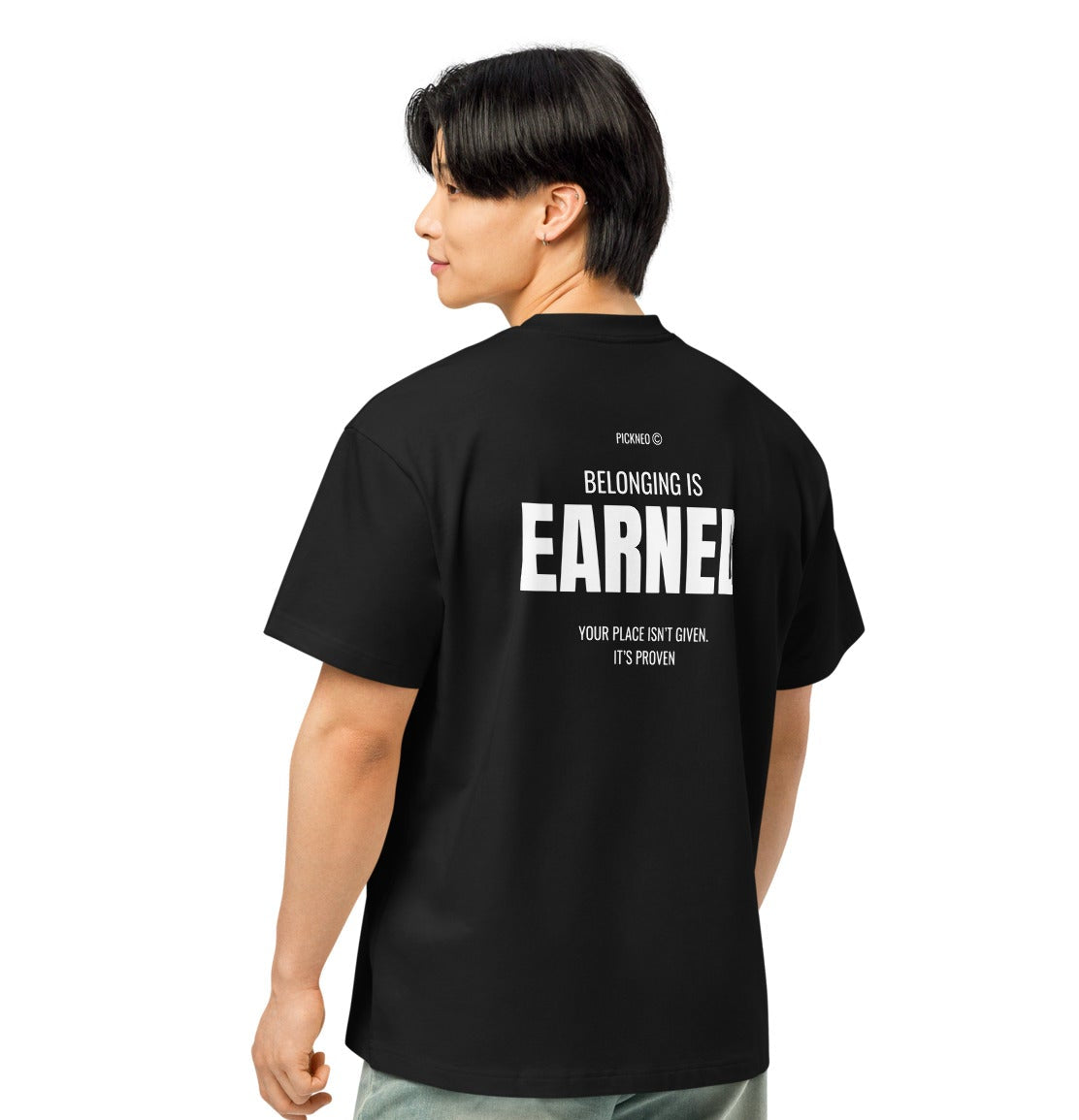 Oversized Negra "EARNED" (270g)
