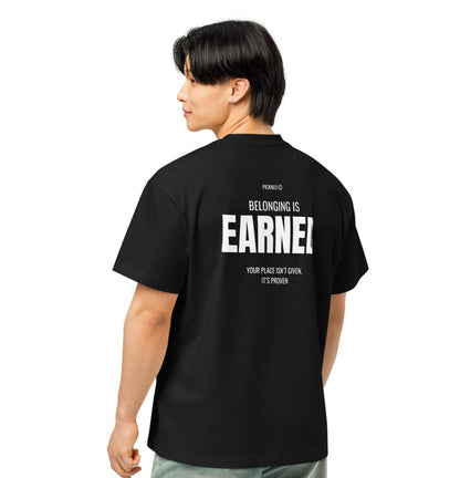 Oversized Negra "EARNED" (270g)
