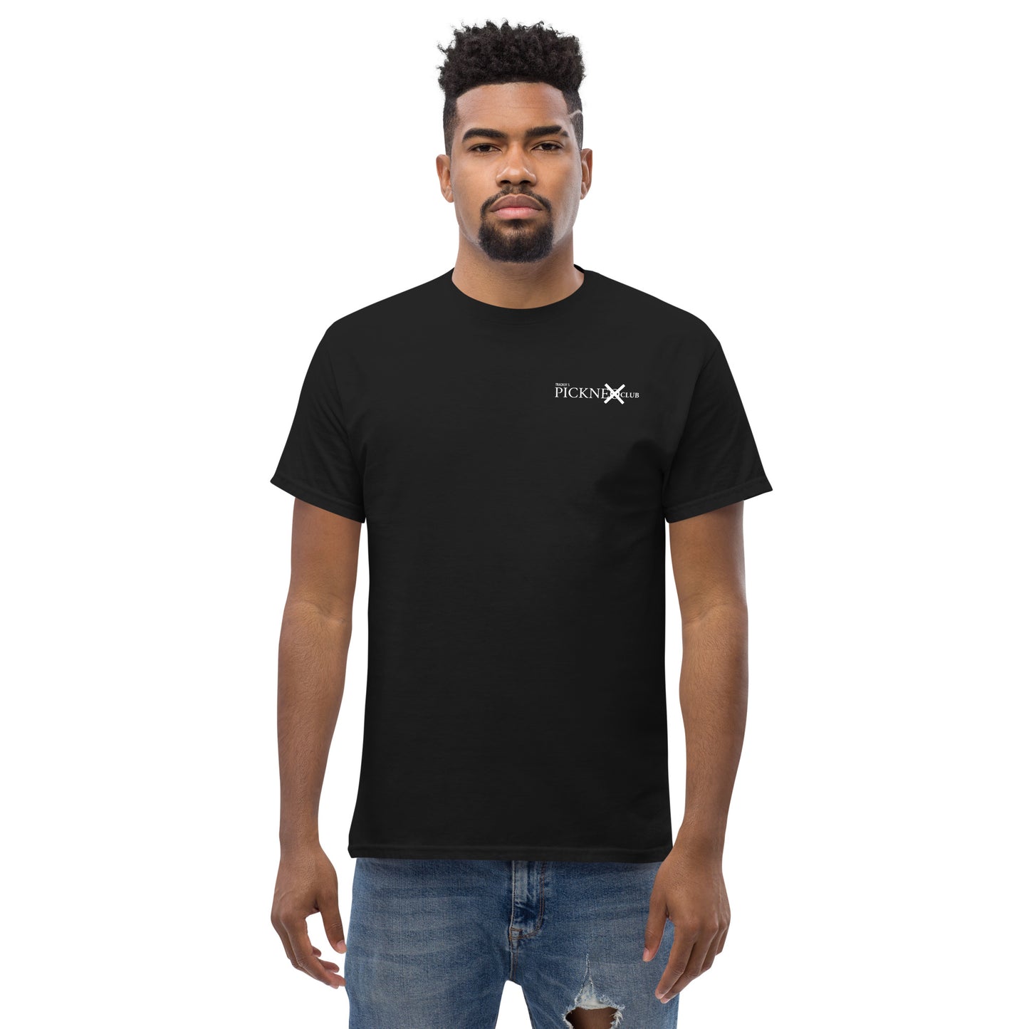 Camiseta Negra "TRACKER'S" (200g)