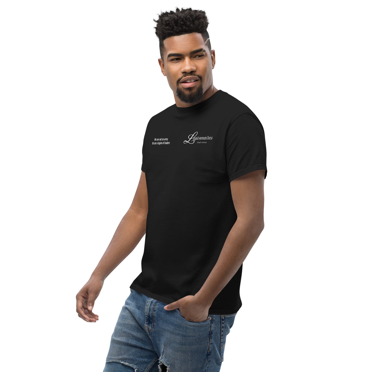 Camiseta Negra "LEGIONNARIES" (200g)